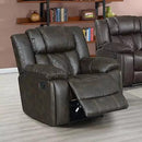 Kian USA Diamond Polyurethane Recliner 128-00-10R IMAGE 1