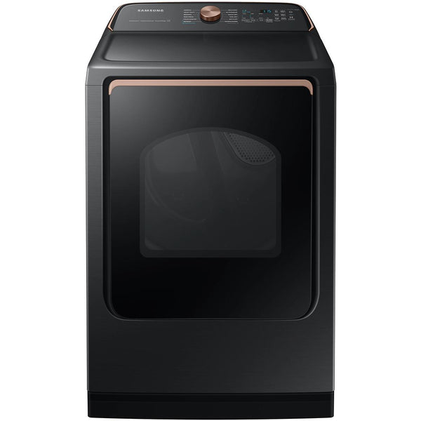  Samsung 7.4 cu.ft. Electric Dryer with Steam Sanitize+ DVE55A7700V/A3 IMAGE 1