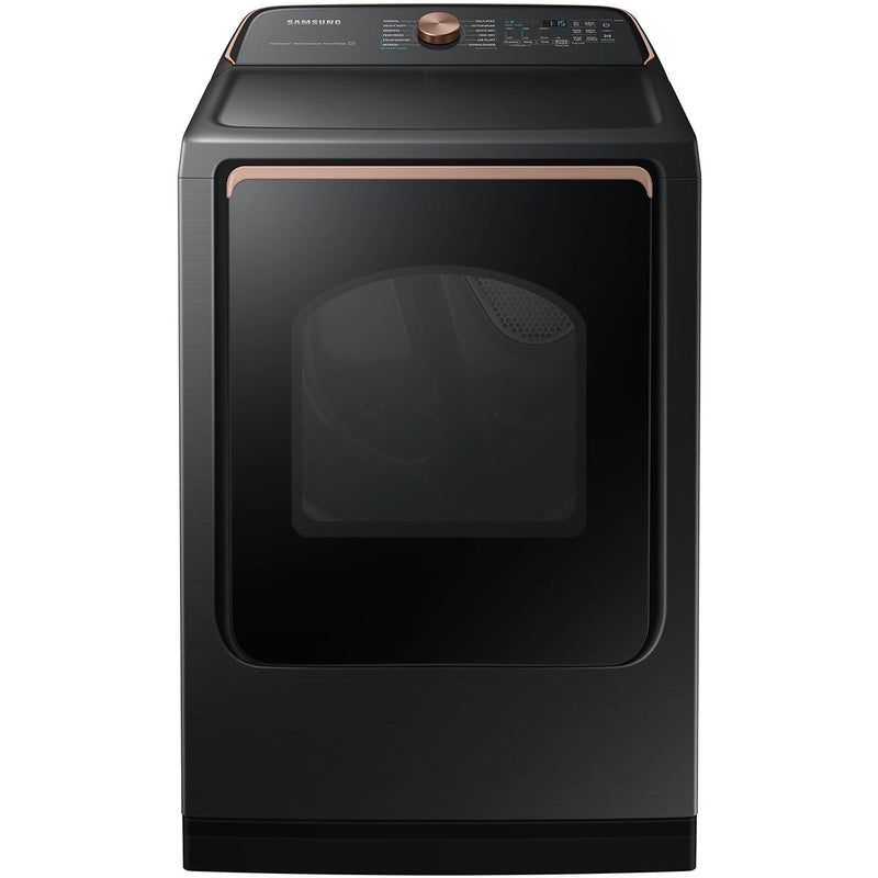  Samsung 7.4 cu.ft. Electric Dryer with Steam Sanitize+ DVE55A7700V/A3 IMAGE 1