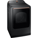  Samsung 7.4 cu.ft. Electric Dryer with Steam Sanitize+ DVE55A7700V/A3 IMAGE 2