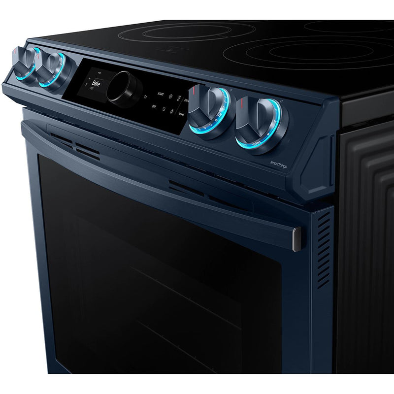  Samsung 30-inch Slide-in Electric Range with Wi-Fi Connectivity NE63A8711QN/AA IMAGE 3