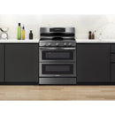  Samsung 30-inch Freestanding Gas Range with Wi-Fi Connectivity NX60A6751SG/AA IMAGE 6