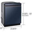  Samsung 24-inch Built-in Dishwasher with AquaBlast™ Cleaning System DW80R9950QN/AA IMAGE 5