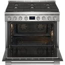 Frigidaire Professional 36-inch Freestanding Dual Fuel Range with Convection Technology PCFD3668AF IMAGE 4