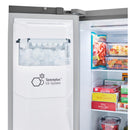 LG 36-inch, 23 cu.ft. Counter-Depth Side-by-Side Refrigerator with External Water and Ice Dispensing System LRSXC2306S IMAGE 11