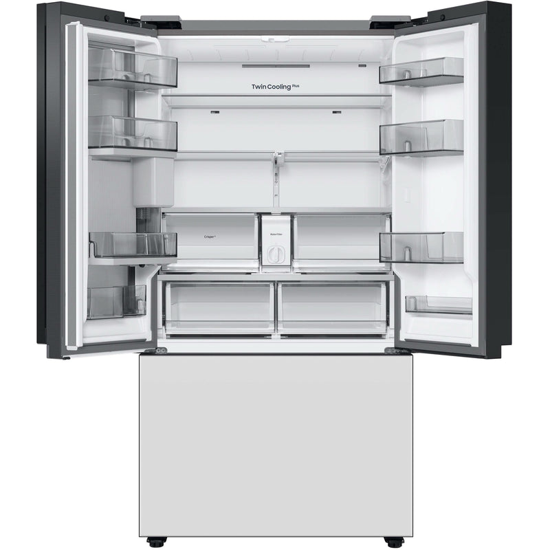  Samsung 36-inch, 24 cu.ft. Counter-Depth French 3-Door Refrigerator with Dual Ice Maker RF24BB6600APAA IMAGE 3