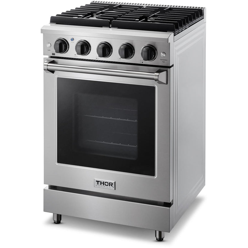  Thor Kitchen 24-inch Freestanding Gas Range LRG2401U IMAGE 4