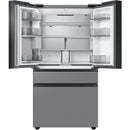  Samsung Bespoke 36-inch, 23 cu.ft. Counter-Depth 4-Door Refrigerator with Dual Ice Maker RF23BB8600QLAA IMAGE 3