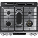  Samsung 30-inch Slide-in Gas Range with Air Fry Technology NX60BB871112/AA IMAGE 14