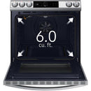  Samsung 30-inch Slide-in Gas Range with Air Fry Technology NX60BB871112/AA IMAGE 16