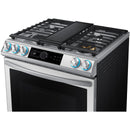  Samsung 30-inch Slide-in Gas Range with Air Fry Technology NX60BB871112/AA IMAGE 3