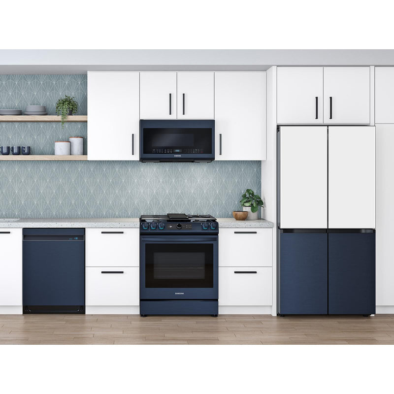  Samsung 30-inch, 1.2 cu.ft. Over-the-Range Microwave Oven with Sensor Cook ME21A706BQN/AA IMAGE 11