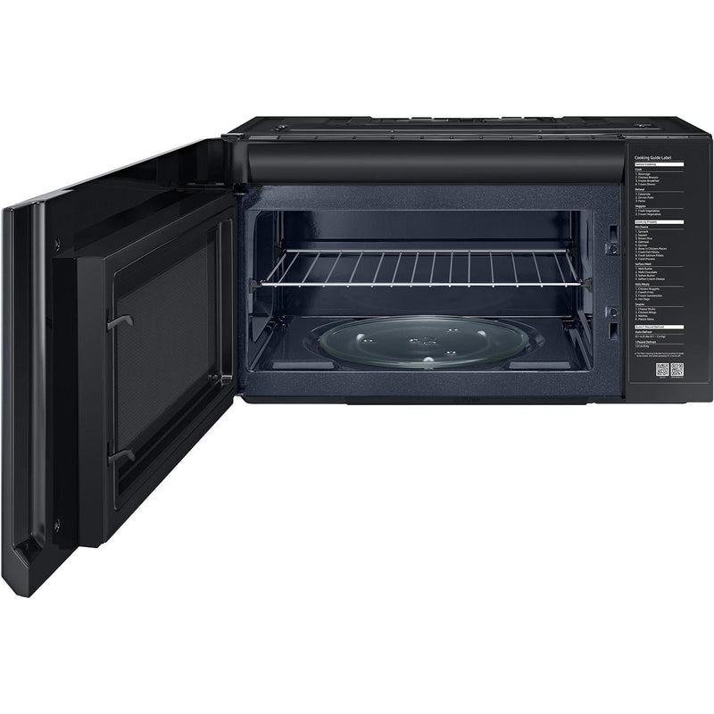  Samsung 30-inch, 1.2 cu.ft. Over-the-Range Microwave Oven with Sensor Cook ME21A706BQN/AA IMAGE 8