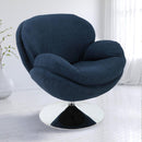 Mac Motion Chairs Scoop Leisure Swivel Fabric Accent Chair SCOOP-160-CH-C IMAGE 3