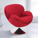 Mac Motion Chairs Scoop Leisure Swivel Fabric Accent Chair SCOOP-230-CH IMAGE 4