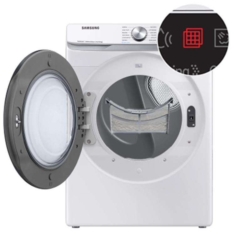  Samsung 7.5 cu.ft. Gas Dryer with Wi-Fi Connectivity DVG45B6300W/A3 IMAGE 6