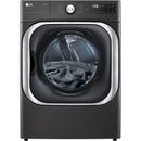 LG 9.0 Cu. Ft. Gas Dryer with Steam and Built-In Intelligence DLGX8901B IMAGE 1