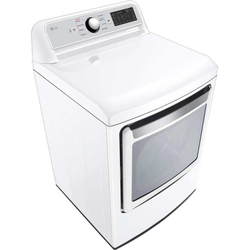 LG 7.3 Cu. Ft. Smart Electric Dryer with EasyLoad Door DLE7400WE IMAGE 11