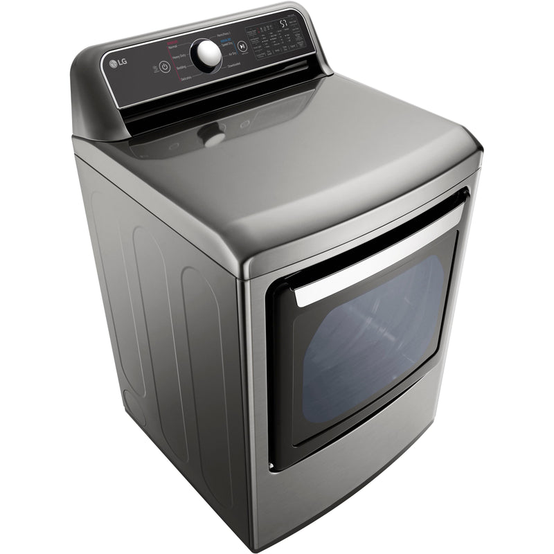 LG 7.3 Cu. Ft. Smart Electric Dryer with EasyLoad Door DLE7400VE IMAGE 4