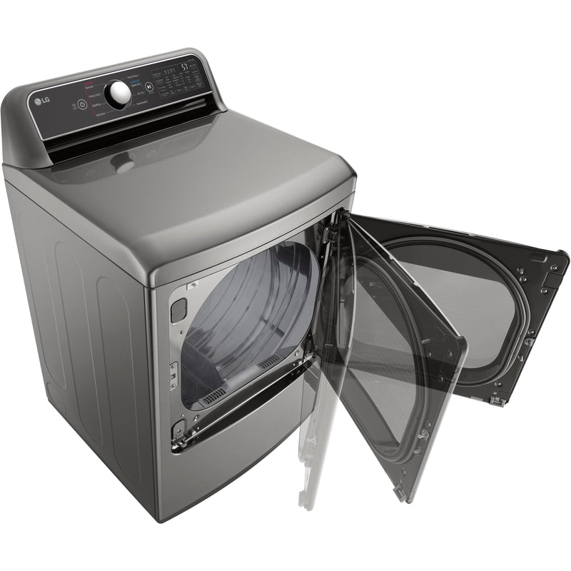 LG 7.3 Cu. Ft. Smart Electric Dryer with EasyLoad Door DLE7400VE IMAGE 5