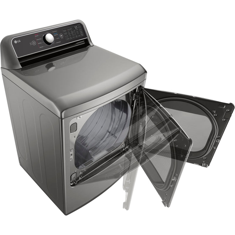 LG 7.3 Cu. Ft. Smart Electric Dryer with EasyLoad Door DLE7400VE IMAGE 6
