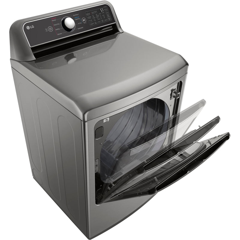 LG 7.3 Cu. Ft. Smart Electric Dryer with EasyLoad Door DLE7400VE IMAGE 7