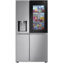 LG 36-inch 22.5 cu. ft. Side-By-Side Refrigerator with Water and Ice Dispensing System LRSOC2306S IMAGE 1