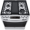 LG 30-inch Dual Fuel Range with Air Fry and ProBake® Convection LSDL6336F IMAGE 7