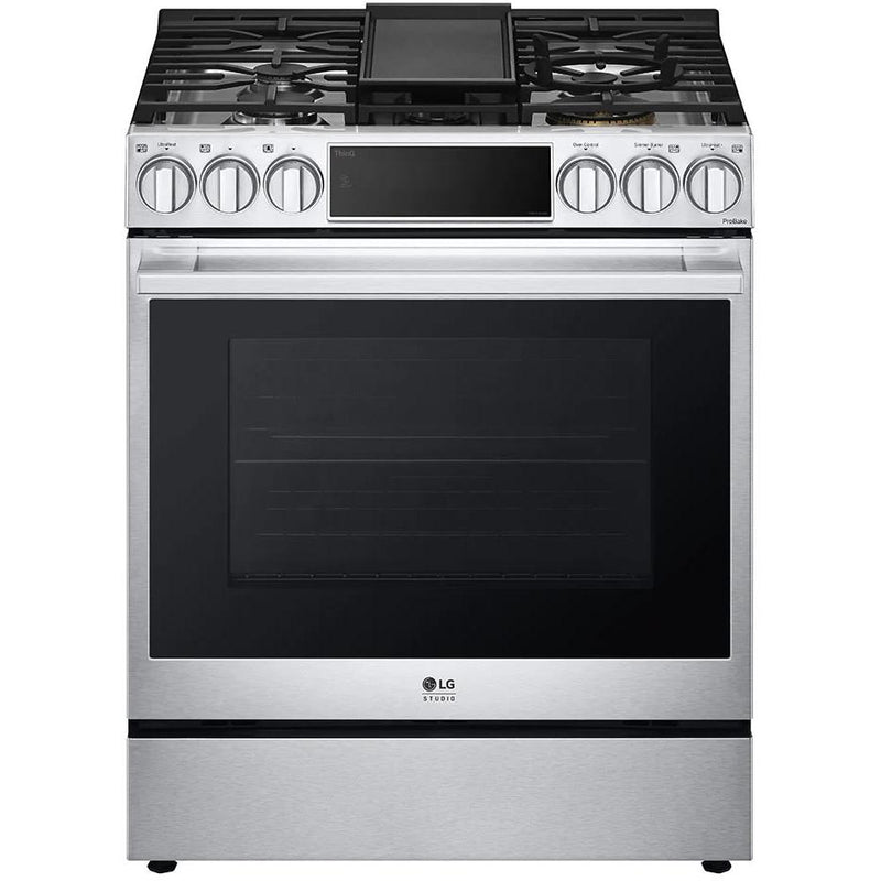 LG STUDIO 30-inch Dual Fuel Range with ProBake Convection® and EasyClean® LSDS6338F IMAGE 1
