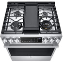 LG STUDIO 30-inch Dual Fuel Range with ProBake Convection® and EasyClean® LSDS6338F IMAGE 7