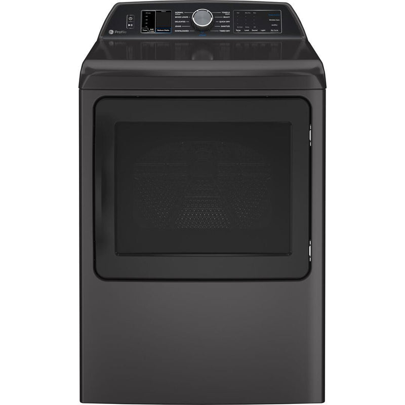 GE Profile 7.4 cu. ft. Electric Dryer with Sanitize Cycle PTD70EBPTDG IMAGE 1