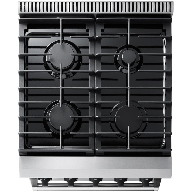  Thor Kitchen 24-inch Freestanding Gas Range LRG2401ULP IMAGE 2