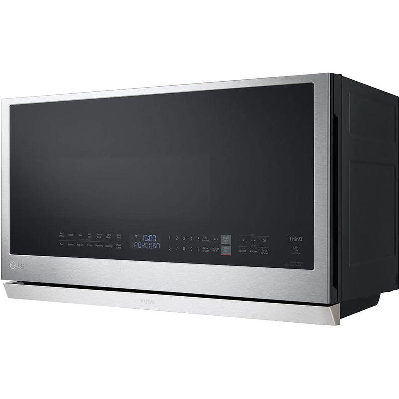 LG 30-inch, 2.1 cu. ft. Wi-Fi Enabled Over-the-Range Microwave Oven with EasyClean® MVEL2137F IMAGE 2