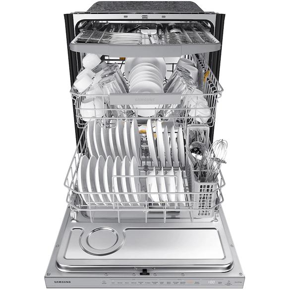  Samsung 24-inch Built-in Dishwasher with FlexLoad™ Rack System DW80B7071US/AA IMAGE 2
