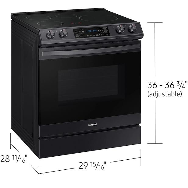  Samsung 30-inch Slide-in Induction Range with Convection+ Technology NE63B8611SG/AA IMAGE 11