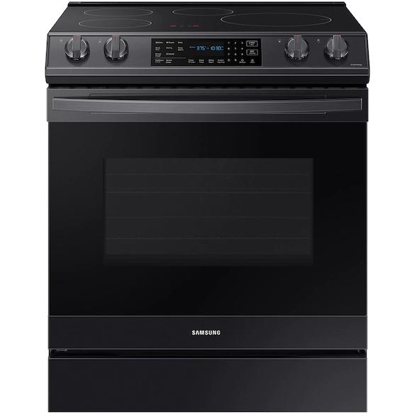  Samsung 30-inch Slide-in Induction Range with Convection+ Technology NE63B8611SG/AA IMAGE 1