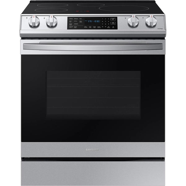  Samsung 30-inch Slide-in Induction Range with Convection+ Technology NE63B8611SS/AA IMAGE 1