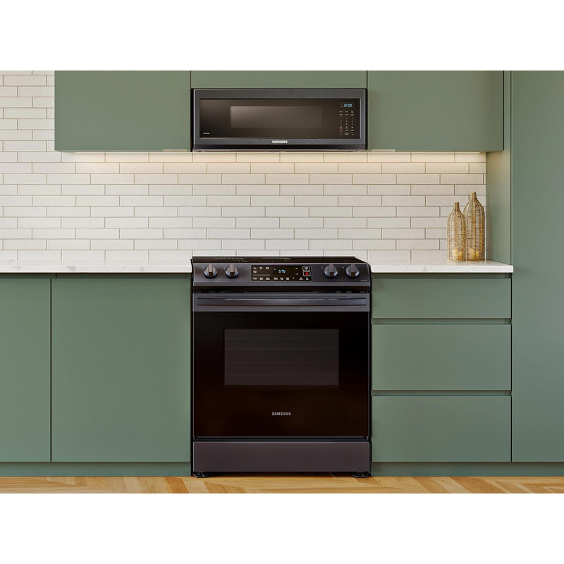  Samsung 30-inch Slide-in Induction/Electric Range with Self-Cleaning Oven NE63B8211SG/AA IMAGE 7
