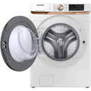  Samsung 5.0 cu. ft. Smart Front Loading Washer with Super Speed Wash and Steam WF50BG8300AEUS IMAGE 2