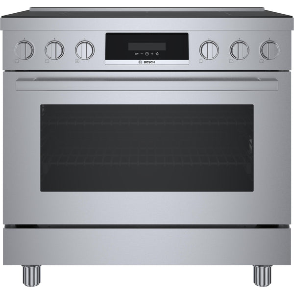 Bosch 36-inch Freestanding Induction Range with CombiZone HIS8655U/01 IMAGE 1