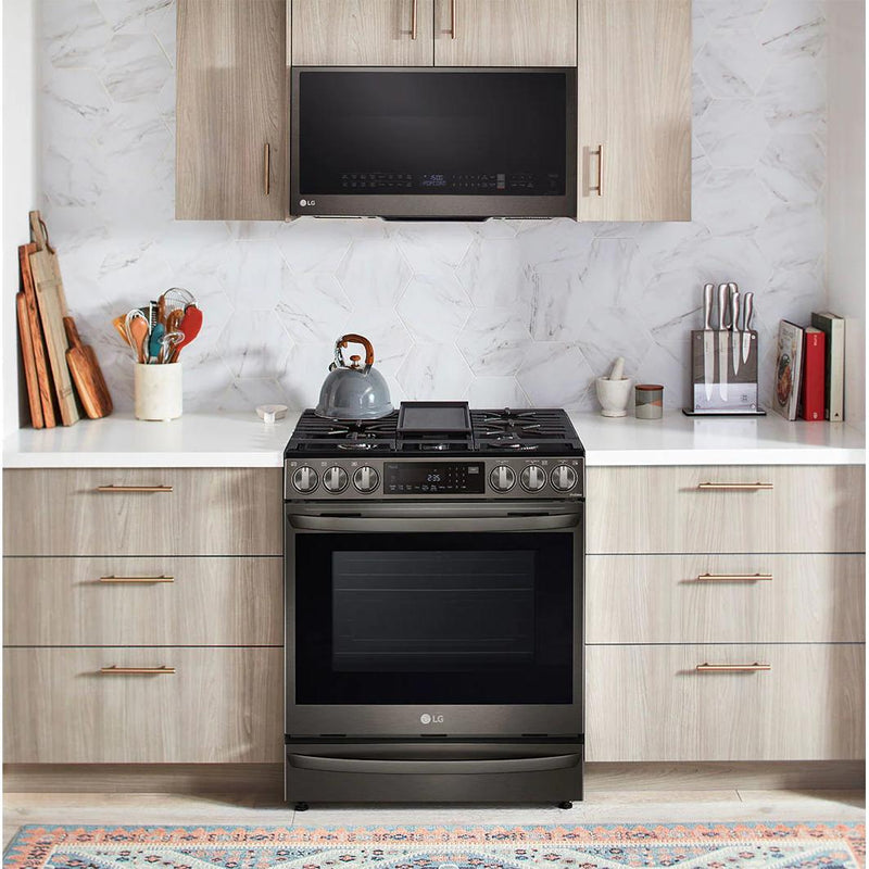 LG 1.7 cu. f.t., Over-The-Range Microwave Oven with Convection MHEC1737D IMAGE 9