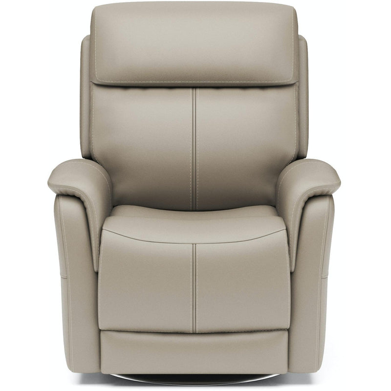 Flexsteel View Power Swivel Leather Recliner 1524-52PH 050-01 IMAGE 2