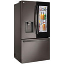  LG 35-inch, 26 cu. ft. Counter-Depth French Door Refrigerator with Smart InstaView® LRFOC2606D IMAGE 4