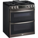 LG 30-inch Slide-In Gas Double Range with ProBake® Convection and InstaView® LTGL6937D IMAGE 2