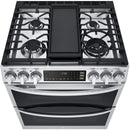 LG 30-inch Slide-In Gas Double Range with ProBake® Convection and InstaView® LTGL6937F IMAGE 4