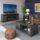 Twin-Star International Morado Insert Electric Fireplace Morado Bay 42MM6717-PO126 TV Stand with Electric Fireplace IMAGE 2