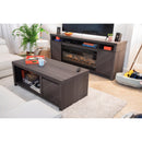 Twin-Star International Morado Insert Electric Fireplace Morado Bay 42MM6717-PO126 TV Stand with Electric Fireplace IMAGE 4