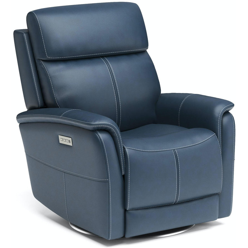 Flexsteel View Power Swivel Leather Recliner 1524-52PH 050-40 IMAGE 1