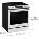  Samsung 30-inch Freestanding Induction Range with Air Fry and Convection+ NE63BB861112/AA IMAGE 2