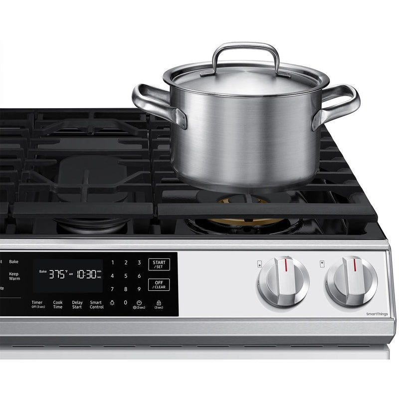 Samsung 30-inch Slide-in Gas Range with Wi-Fi Connect NX60BB851112/AA IMAGE 9